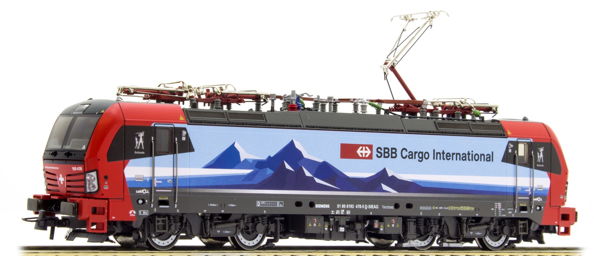 Locomotiva Elettrica Roco 73312 Vectron 193 813 FLIXTRAIN Ep.VI – Modellismo H0 - Foto 2